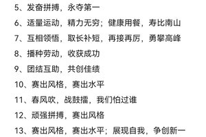 篮球赛的横幅标语有哪些